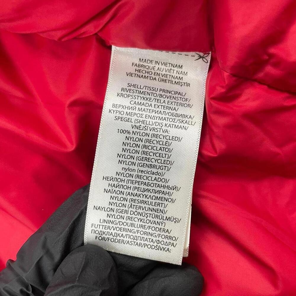 Polo Ralph Lauren Medium Red Gorham Goose Down Puffer Jacket Parka Coat Hooded - Picture 6 of 8